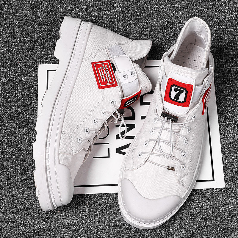 Übergroße Martin-Stiefel aus Canvas