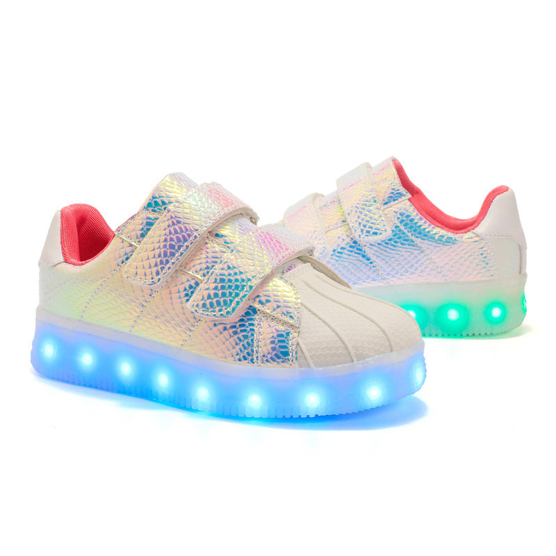 Shell Kopf Bunte Upgrade Mode Cool LED Licht Schuhe