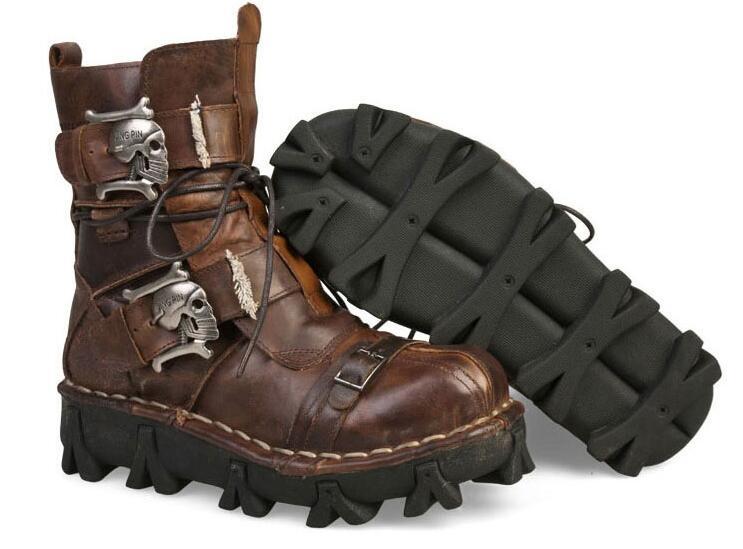 Arbeitsstiefel für Herren aus echtem Rindsleder