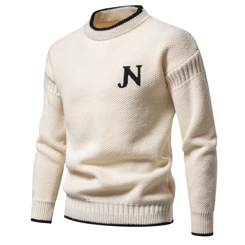 Trendy Freizeit Warm Gestrickt Bottoming Shirt Jugend Pullover