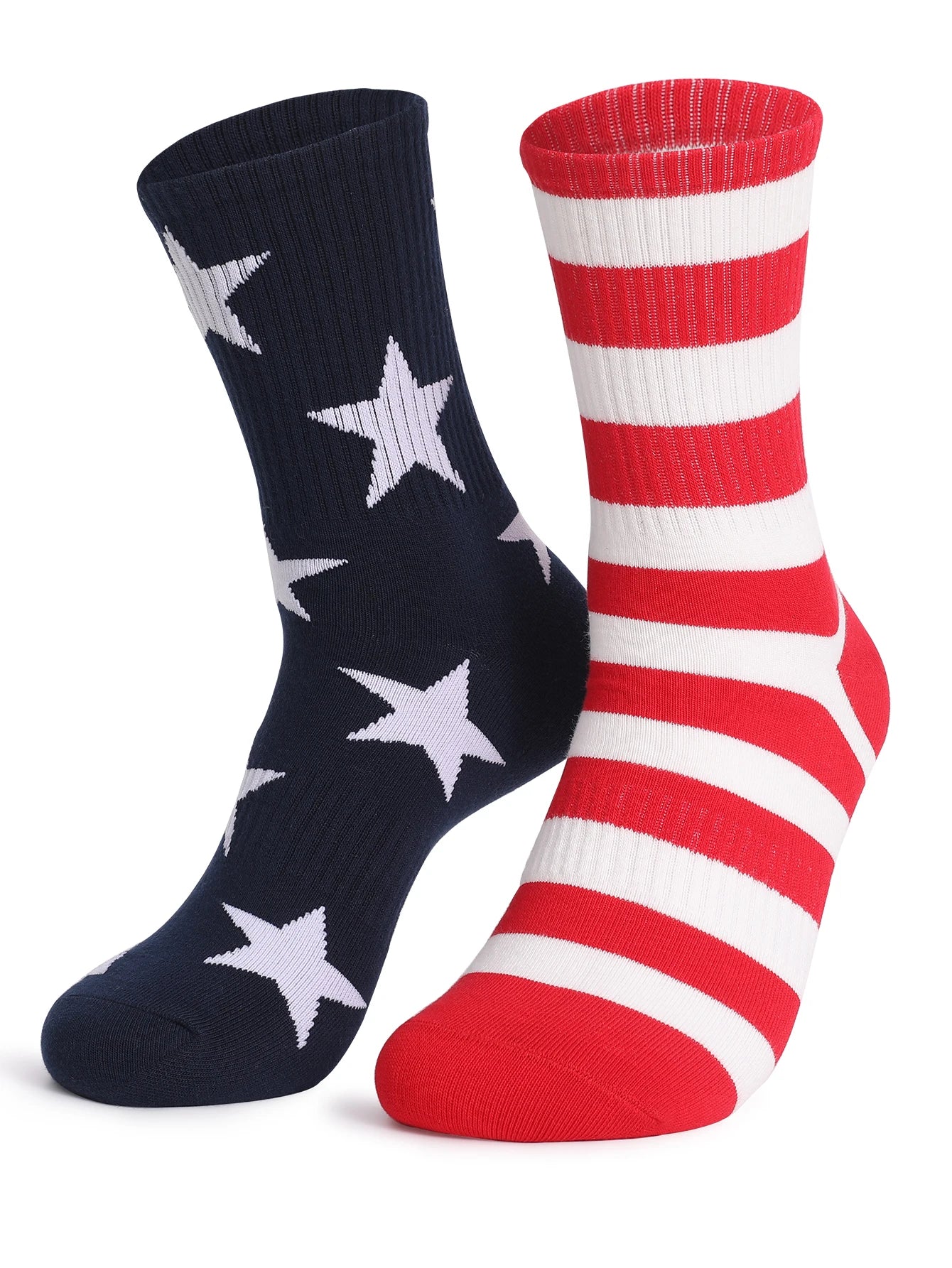 Fall/Winter New Men Socks American Flag Cotton Socks Independence Day Gift Women's Socks