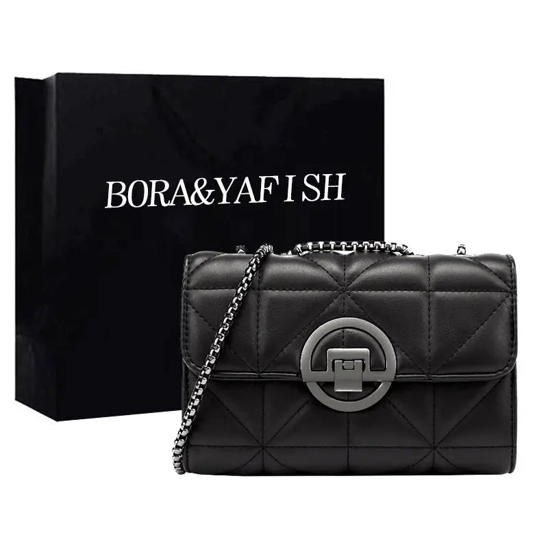 Summer New Fashion Women Chain Shoulder Crossbody Bag Handbags Square Clutch Bags Female Underarm Bag