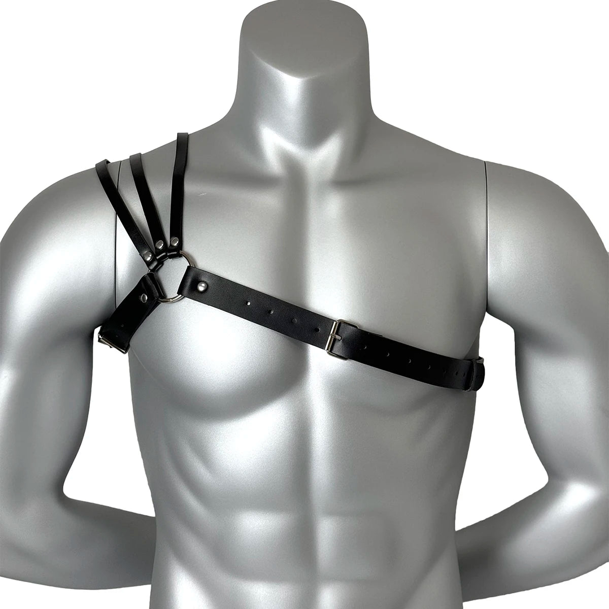 Sexy Men PU Leather Chest Harness Belt Fashion Retro Body Belt Lingerie Accessories Straps Punk Rave Gay Clothing for Adult Sex