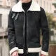 Men Leather Jacket Winter Faux Fur Collar Windproof Warm Clothing Fashion Solid Slim Korean Style Leather Coat Fleece Jacket