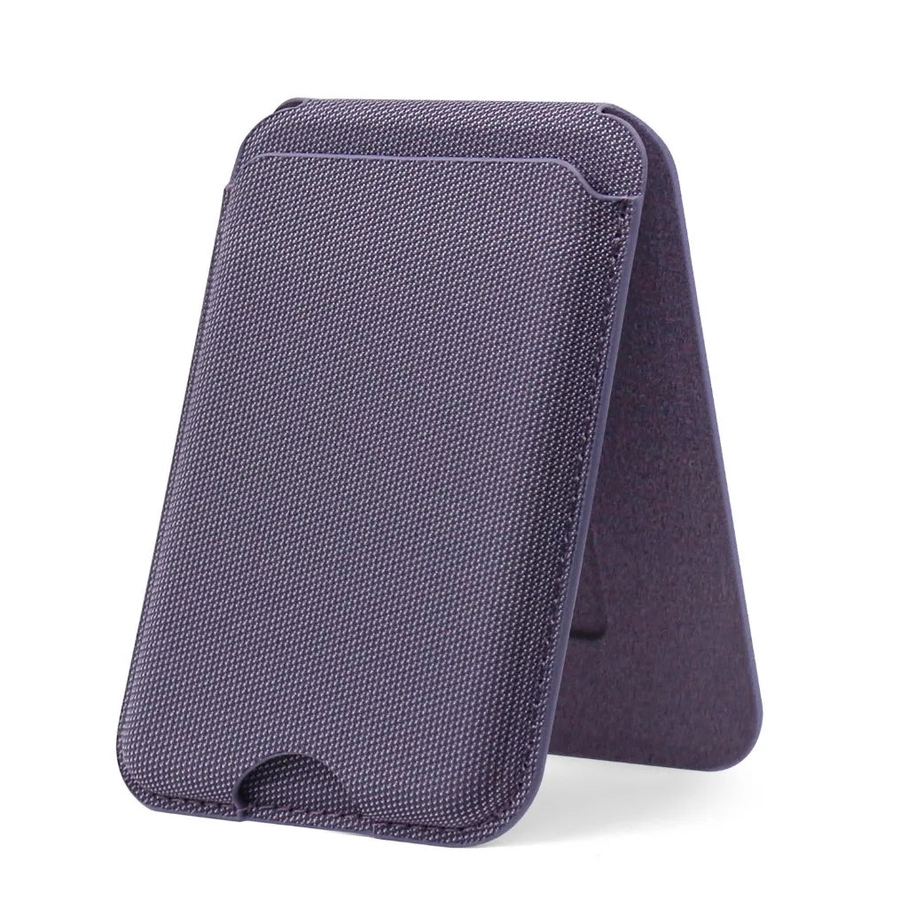 For Magsafe Magnetic Detachable Wallet with Adjustable Stand Card & ID Holder for iPhone 17 Pro Max Air For Samsung S26 Ultra