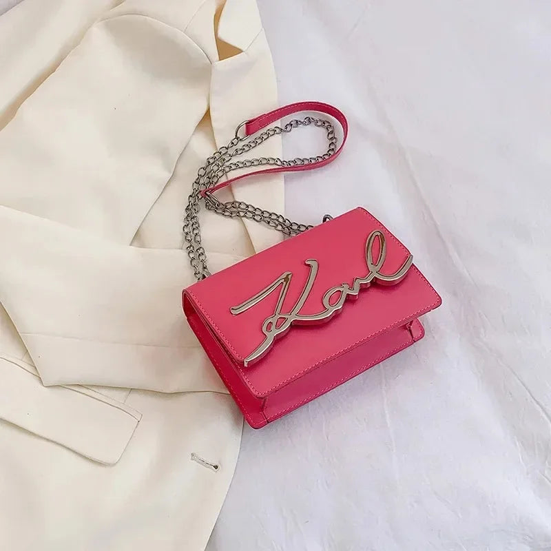 Casual Shoulder Bags PU Leather Crossbody Bags for Women Retro Chain Purses and Handbags Luxury Designer Bags Portable Flap Bag