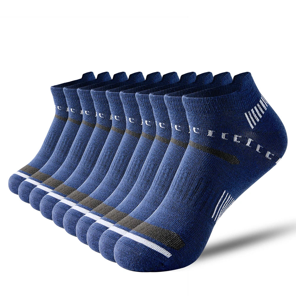5 Pairs High Quality Men Ankle Socks For Man Breathable Sports Socks Mesh Casual Athletic Thin Cut Short Sokken Boat Socks 39-44