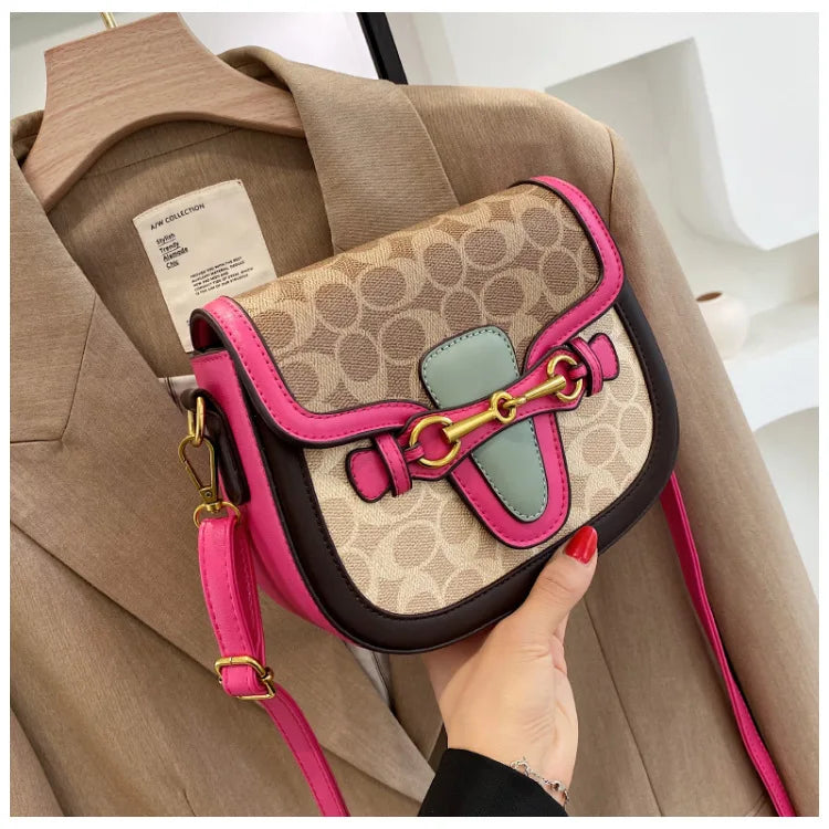Luxury Versatile Women's Chain Bag Handbags 2024 Hot Sale Retro Designer Crossbody Shoulder Purses Small Square Bag Women Clutch