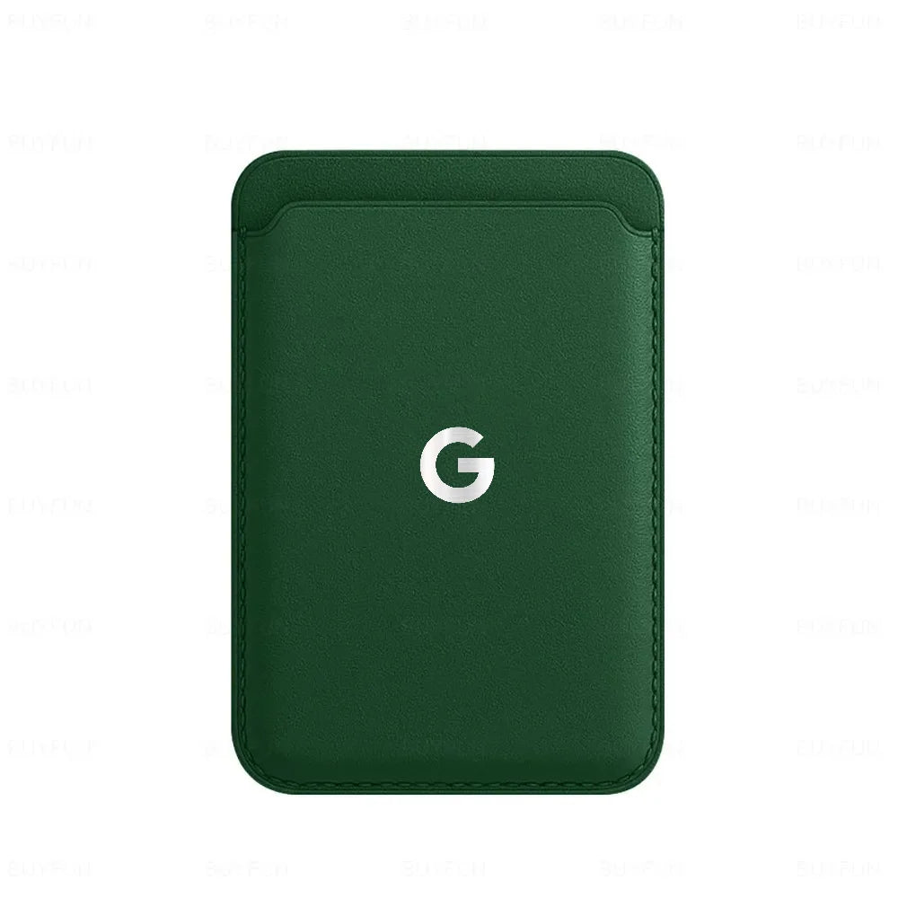 Original PU Leather Strong Magnetic Card Wallet Holder for Google Pixel 11 10A 8 7 Pro XL for Magsafe Slim Credit Card Slot Bag