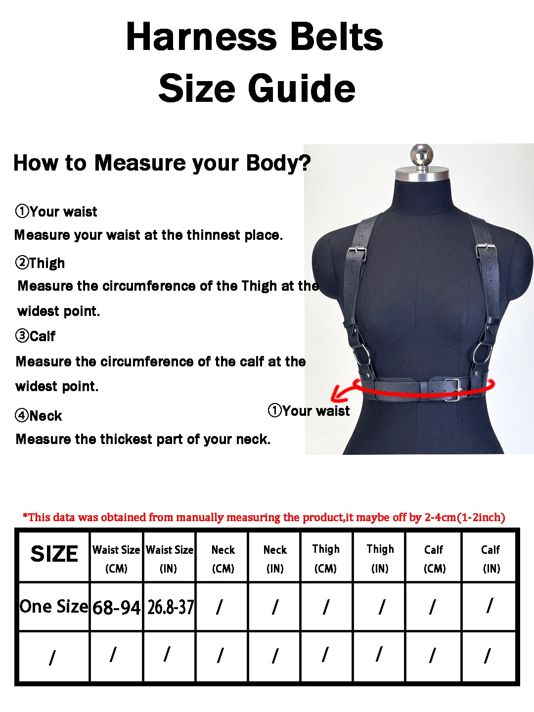 Women Body Harness Belt Set Bondage PU Leather Leg Garter Belt Chest Belt Fetish Clothing Harness Accessories
