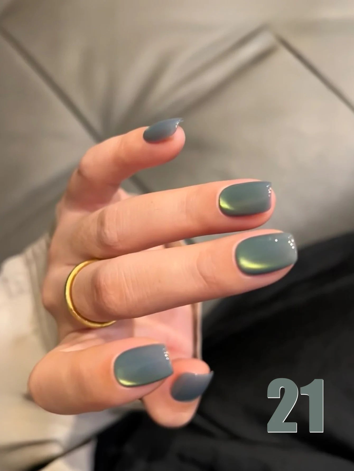 12ML 1-21pcs Autumn Nails Toe Selling Whitening Glass Bead Cat Eye Gel Nail Polish Black Nails Nail Art Grey Cat Eye Nail Glue