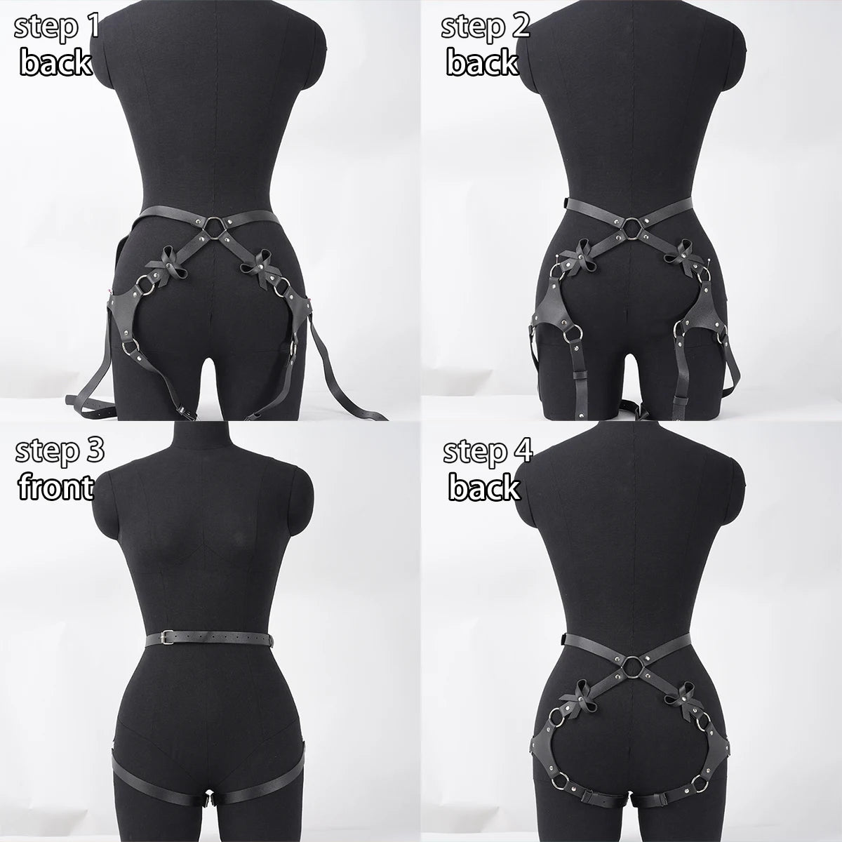 Women Fashion Belt Female Street Style Leg Harness Belt Thigh Garter Gothic Casual Wild Decoration Belts Clothing Accessories