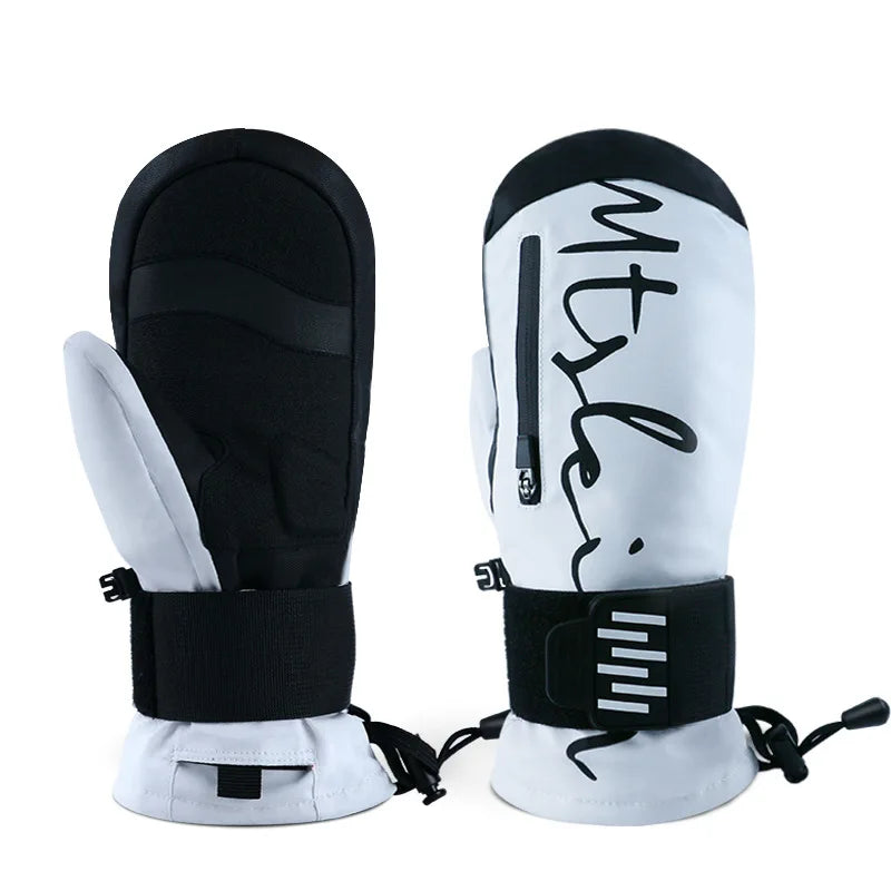 New Skiing Ridng Outdoor Warm Gloves Built-in Wrist Guards EVA Shock Absorbing Snowboard Warm Waterproof Wrist Guards Ski Gloves