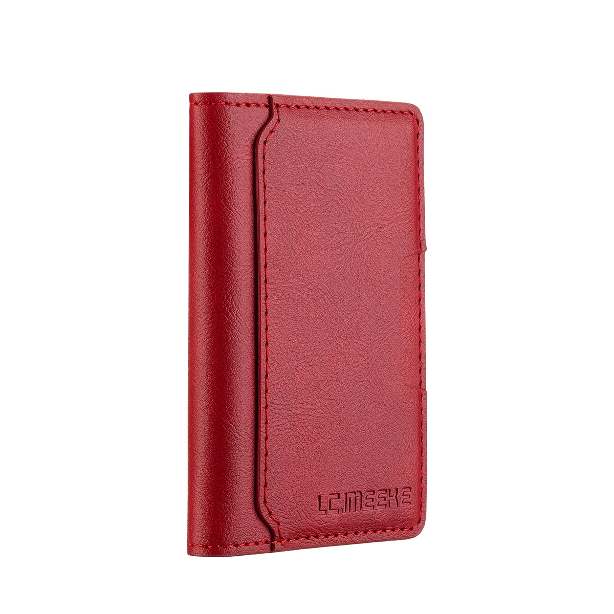 Magnetic Card Solt Bag for iPhone Samsung Google Xiaomi Magsafe Functions Card Holder Wallet PU Leather Men Slim Purses Pocket