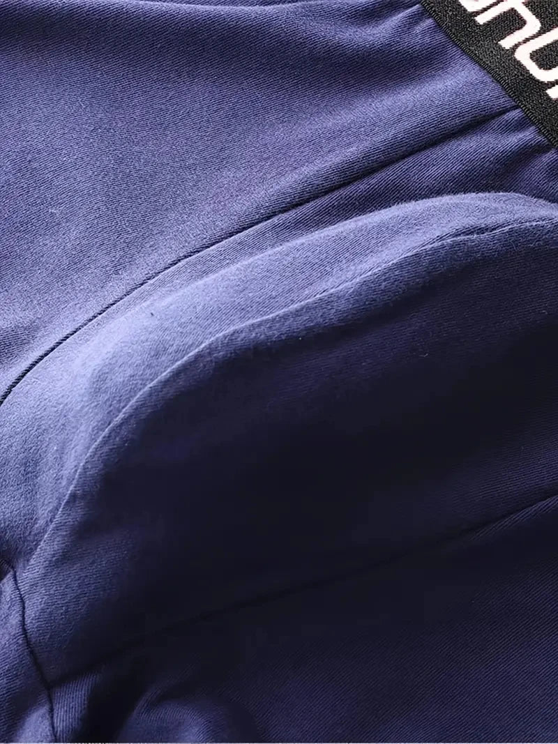 4pcs Men Underwear Cotton Men Boxer Shorts Medium Waist Breathable Men Panties Larger Size L-Lot Soft Comfortable Men Boxer