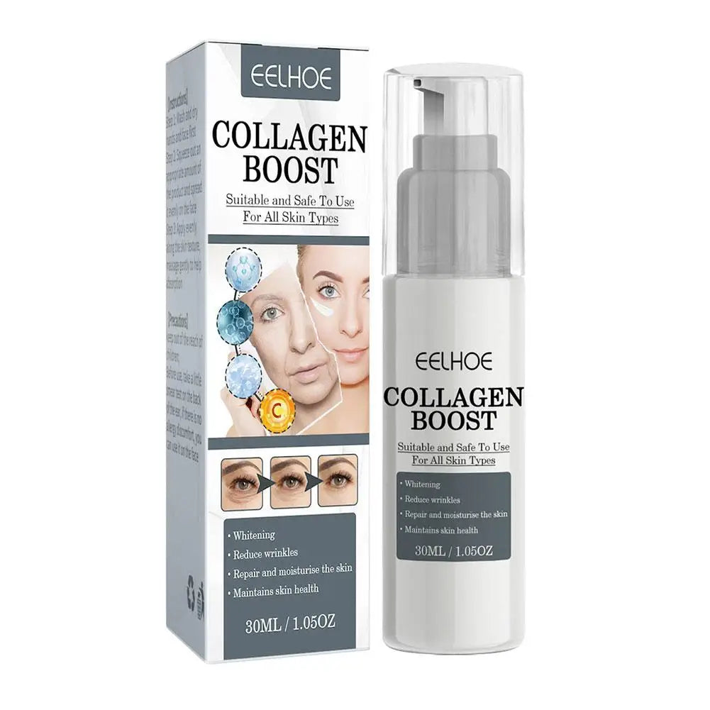 1/2PCS Advanced Collagen Boost Face Serum Brightening Collagen Moisturizing Face Essence Fade Fine Lines Face Lifting Skin Care