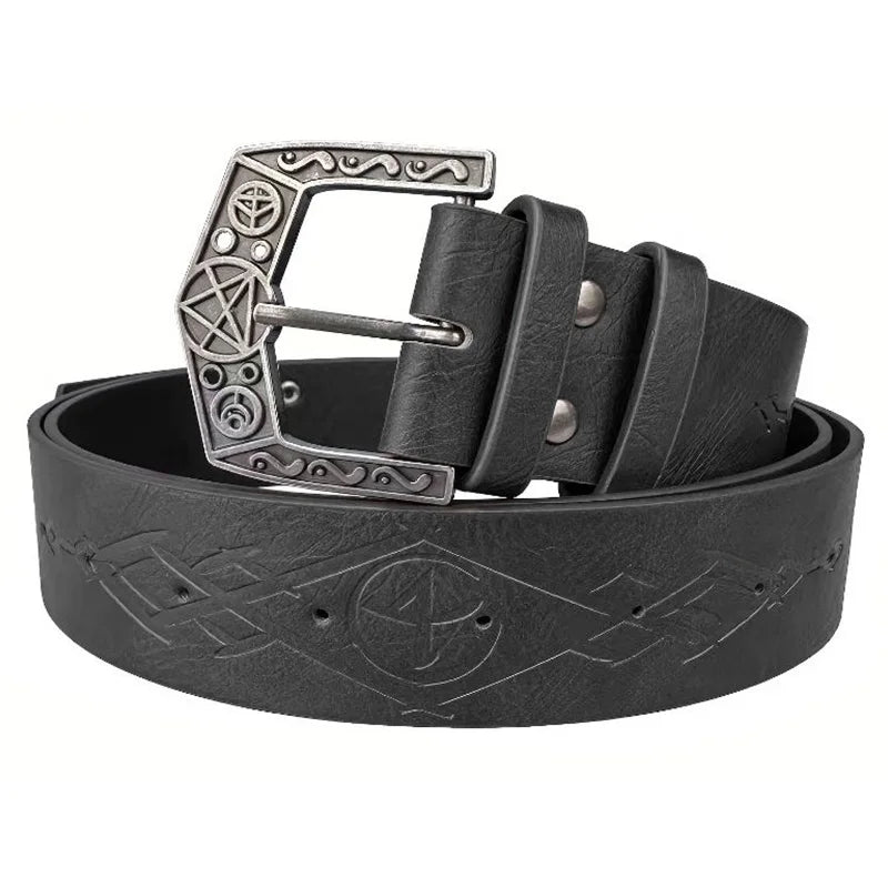 1PC/2pcs medieval Pu leather belt and 4 Cork vials set fantasy witch potion bottle belt relief alchemy Halloween LARP