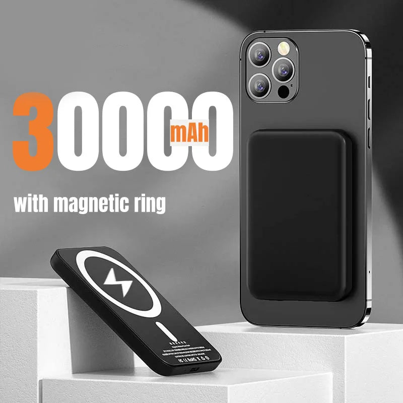 OnePlus Magnetic Power Bank For Magsafes 50000mAh Wireless PD 22.5W Fast Charger Powerbank External Battery For iPhone Samsung