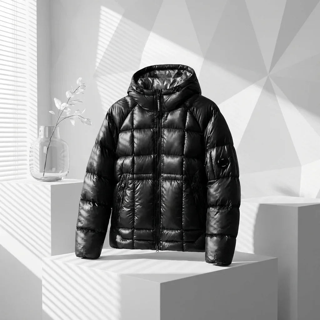 American Street Style Jacket for Man and Woman Clothing Retro Style Oversized Gothic Black Down Jacket Warm and Comfortable