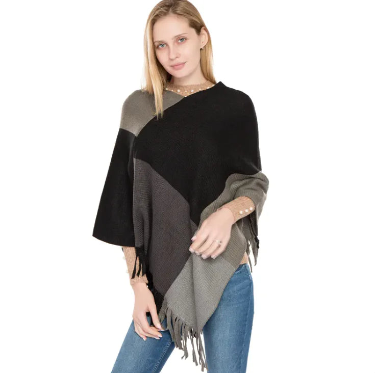 CozyPlaid Strickschal
