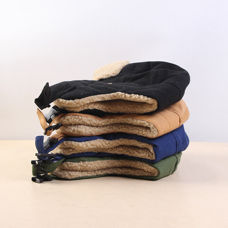 Winter Plus Velvet Warm Ear Protection Windproof Cycling Ski Hat