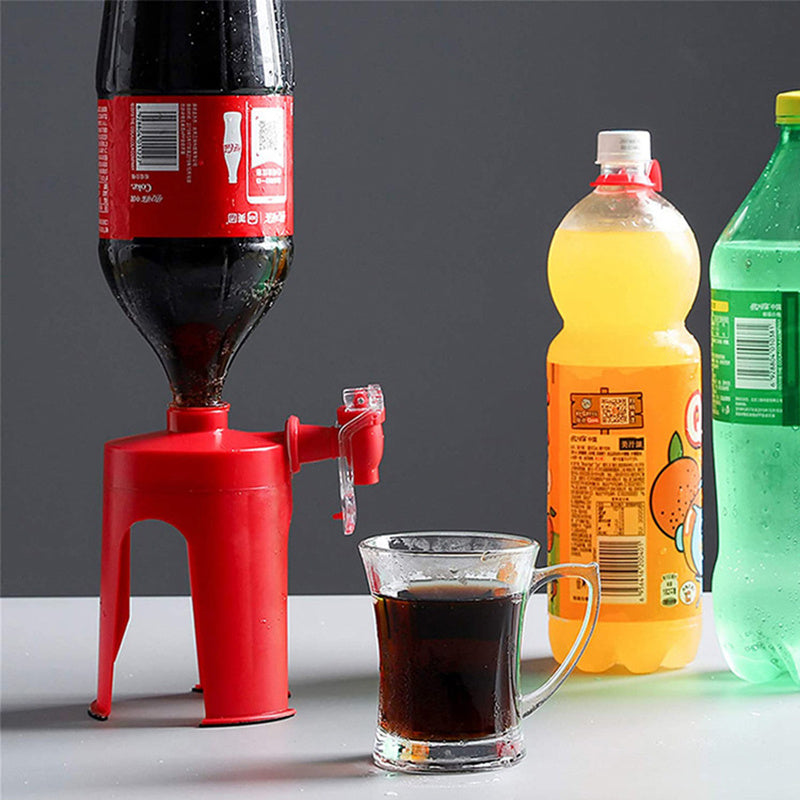 Wasserkrug Soda Getränkespender Flasche Cola auf den Kopf gestellt Trinkwasserverteiler Gadget Party Home Bar Küchengerät