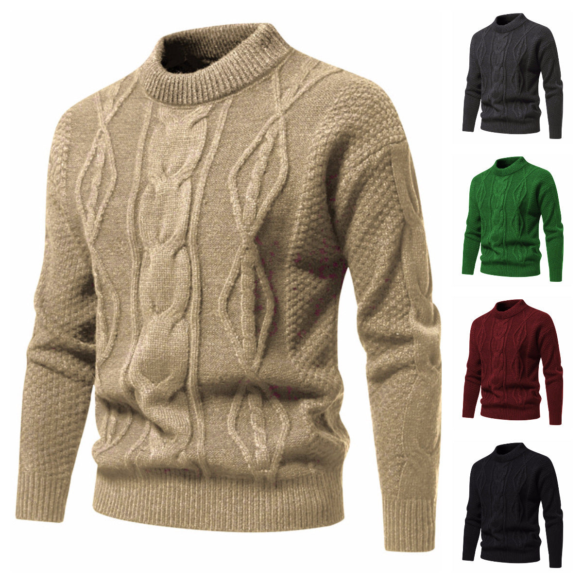 Herbst und Winter Pullover American Retro Herren Strickwaren