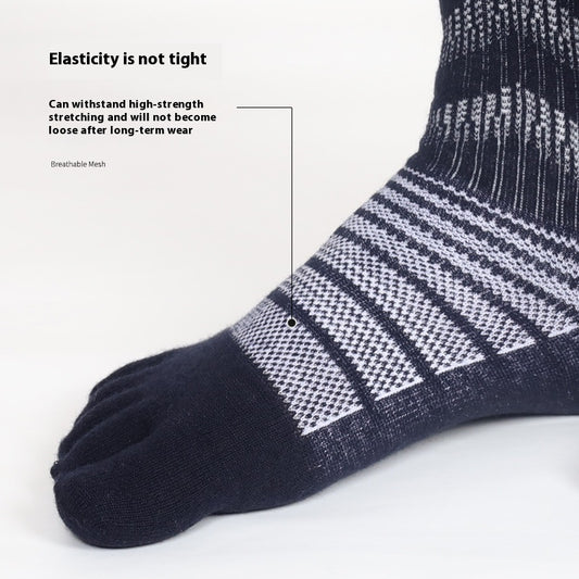 Wool Toe Socks Autumn And Winter Thickened