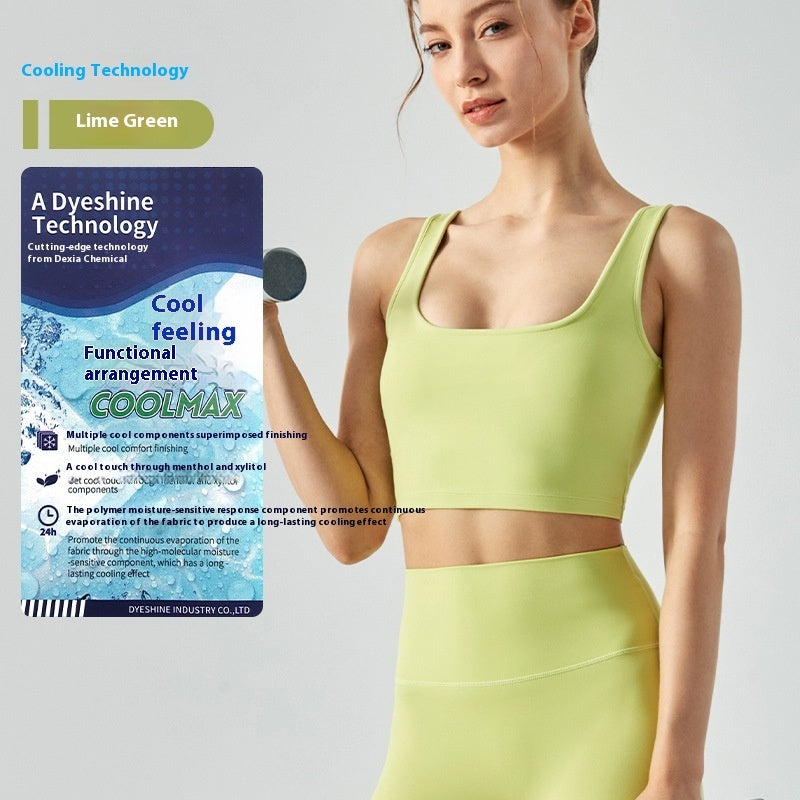 Fitnessweste mit Brustpolster-Yoga-BH