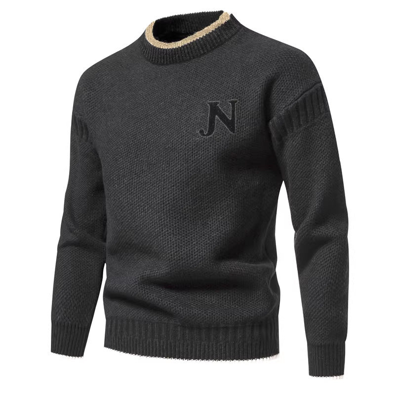 Trendy Freizeit Warm Gestrickt Bottoming Shirt Jugend Pullover