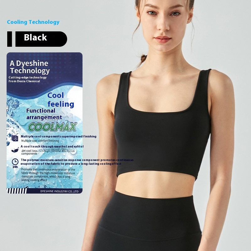 Fitnessweste mit Brustpolster-Yoga-BH