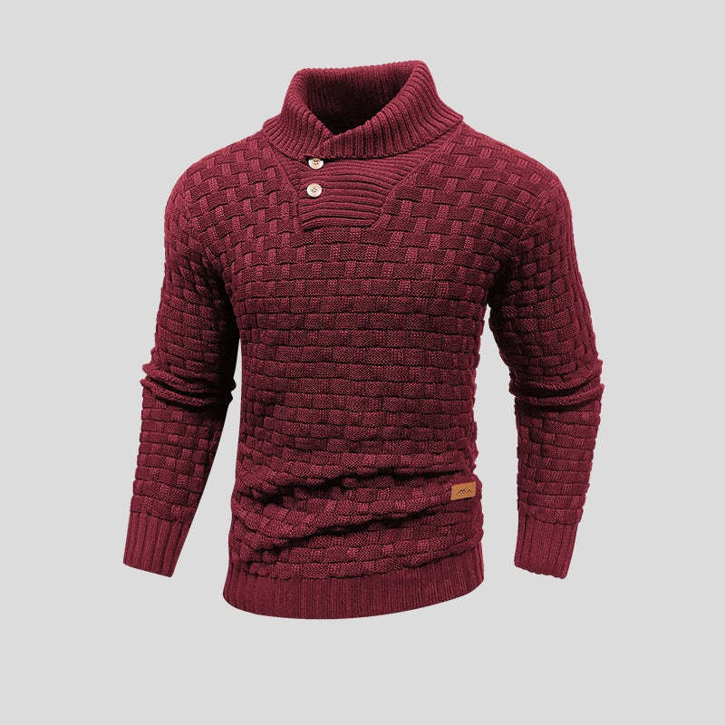 Exquisiter Pullover mit Knopfleiste für Jungen