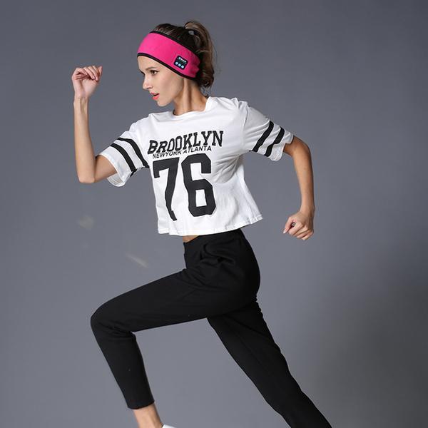 Drahtloses Bluetooth-kompatibles Stirnband Outdoor Fitness Yoga Stirnband