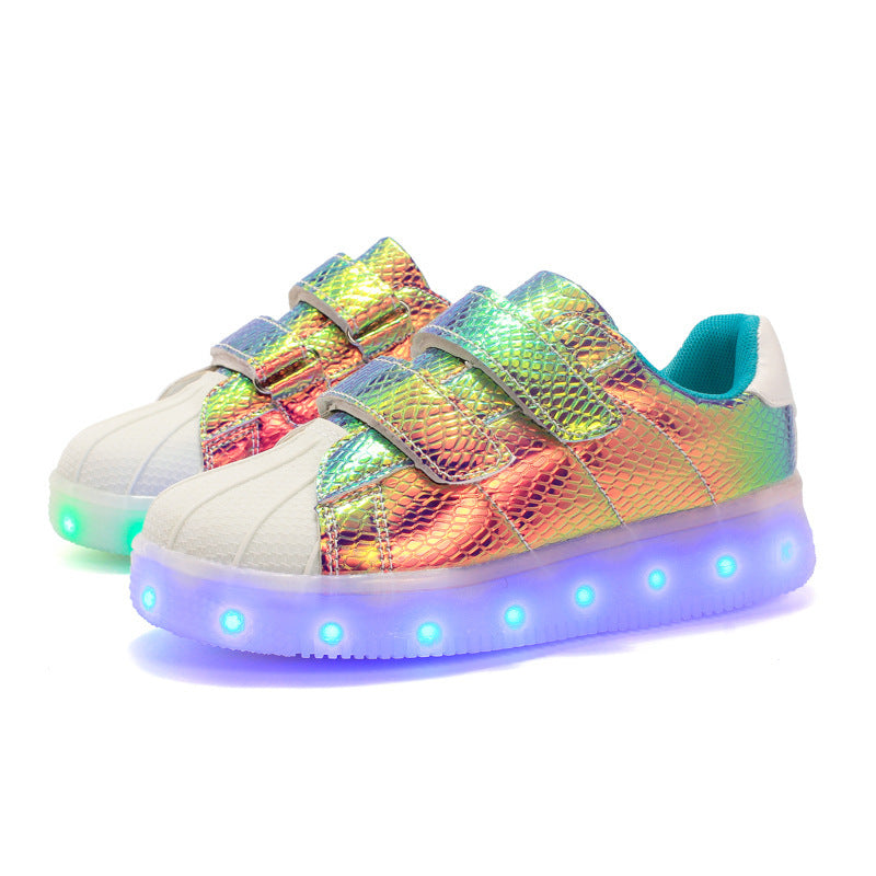Shell Kopf Bunte Upgrade Mode Cool LED Licht Schuhe
