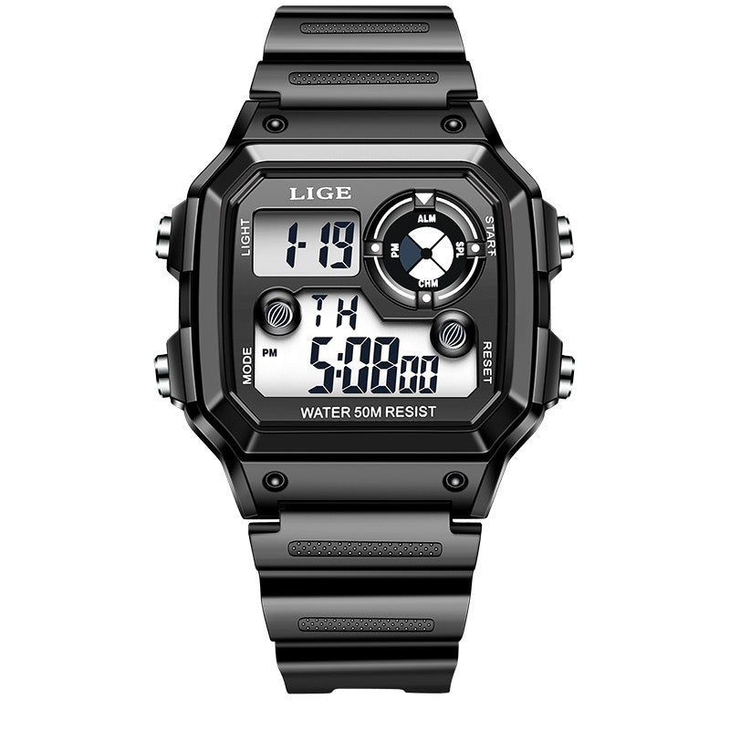Elektronische Uhr Unisex Uhr Leucht Display Uhr Multifunktionale