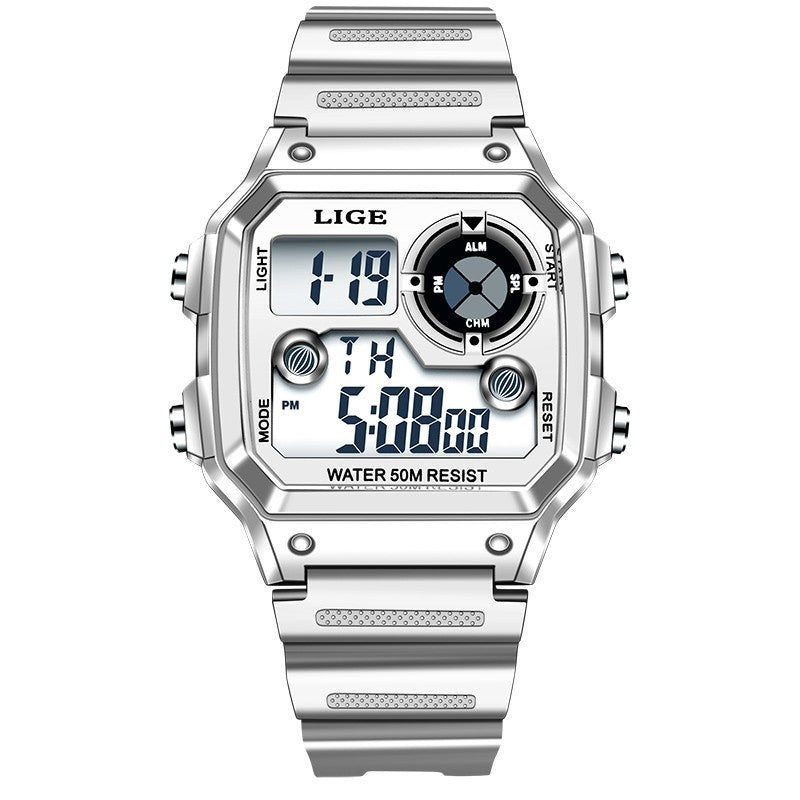 Elektronische Uhr Unisex Uhr Leucht Display Uhr Multifunktionale