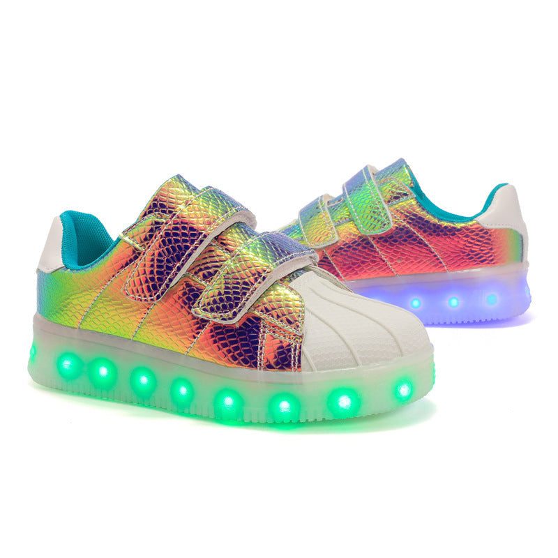 Shell Kopf Bunte Upgrade Mode Cool LED Licht Schuhe