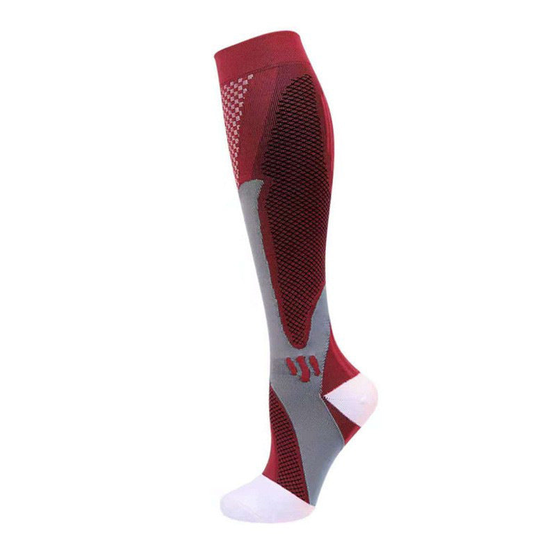 Nylon Men's And Women's Sports Muscle Strength Outdoor Football Compression Socks