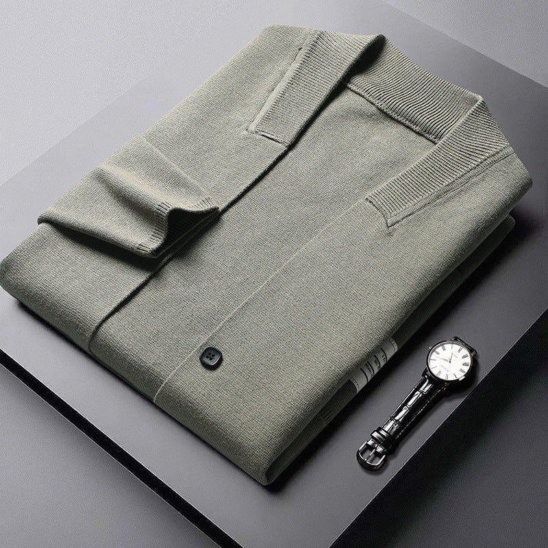 Mode Strickjacke Langarm Pullover Herren Strickwaren