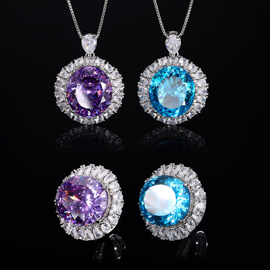 Artificial Bird's Nest Cutout Egg-Shaped Luxuriously Inlaid Elegance Set