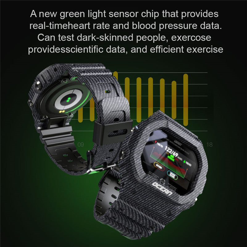 Wasserdichte Smartwatch mit Herzfrequenzmessung