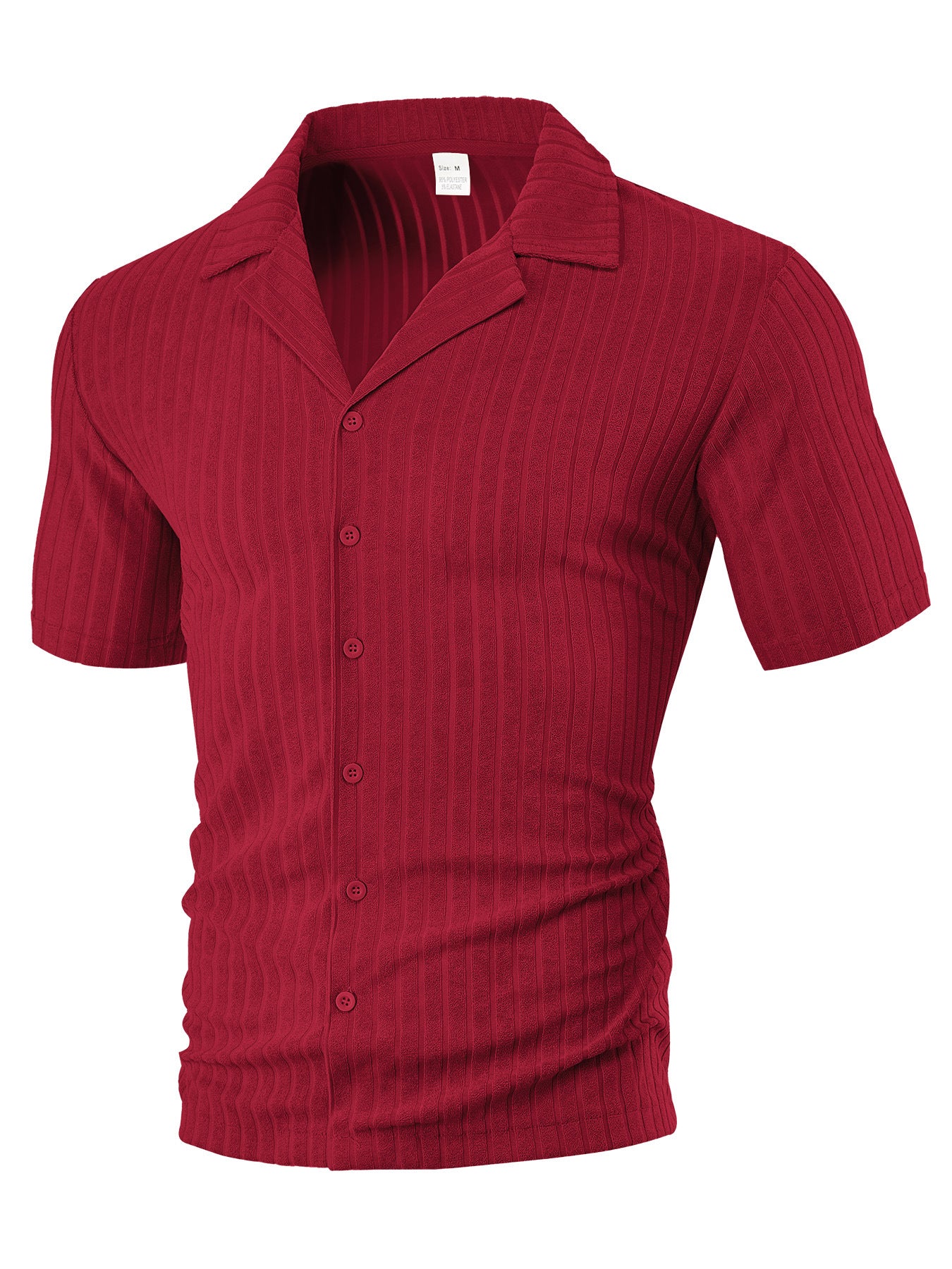 Loose Casual Breathable Lapel Men's Short Sleeve