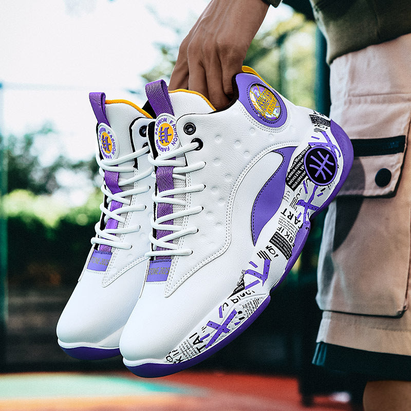 Sneaker Herrenschuhe Herbst 2024 Schlamm High-Top Basketball Tide Outdoor Casual Running