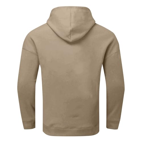 MLYYJCKG Men'S Trendy Hoodies Oversized Fleece Sweatshirts Fall Long Sleeve Hoodie Big and Tall Graphic Hoodie With Pockets Comfrt Hoodie Browns 6XL
