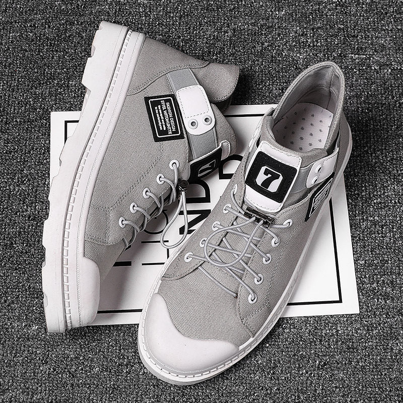 Übergroße Martin-Stiefel aus Canvas