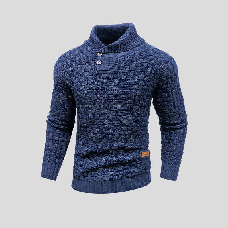 Exquisiter Pullover mit Knopfleiste für Jungen