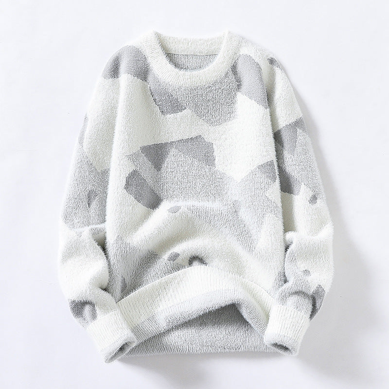 Asian Bay Anti-Nerz Pullover Strickhemd Slim Herren Top Bottoming Shirt Datei