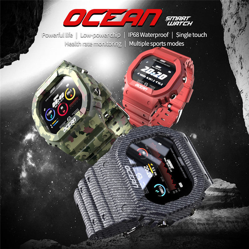 Wasserdichte Smartwatch mit Herzfrequenzmessung
