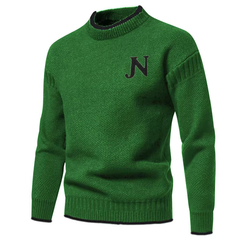Trendy Freizeit Warm Gestrickt Bottoming Shirt Jugend Pullover