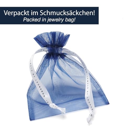 Leonardo Jewels Clip&amp;Mix Lilo Anhänger, Ketten-Anhänger aus Edelstahl, 2,5 cm, kleiner Eulen Armband-Charm, Gold, Damen Schmuck, 022886